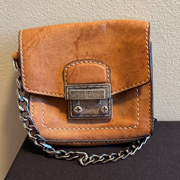 Frye Tan Leather Crossbody Bag - Picture 4 of 4